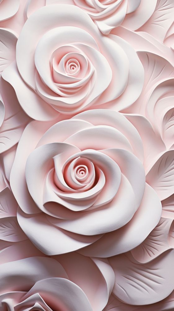  Pink rose pattern flower petal. AI generated Image by rawpixel.