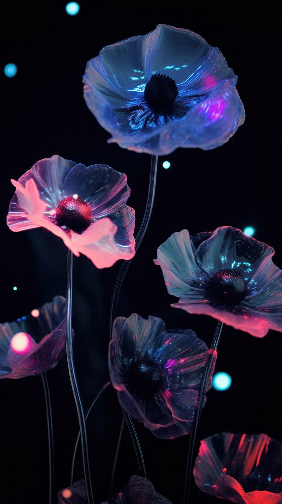  Poppy flower petal plant inflorescence. AI generated Image by rawpixel.