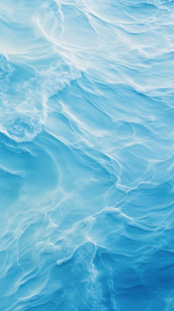 Blue ocean wave outdoors nature sea.