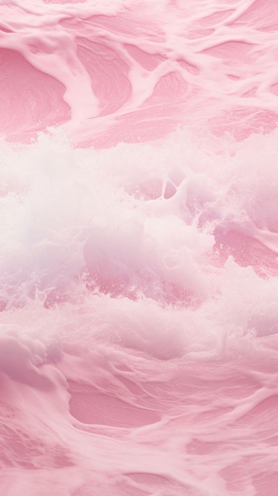 Pink ocean wave outdoors nature | Free Photo Illustration - rawpixel