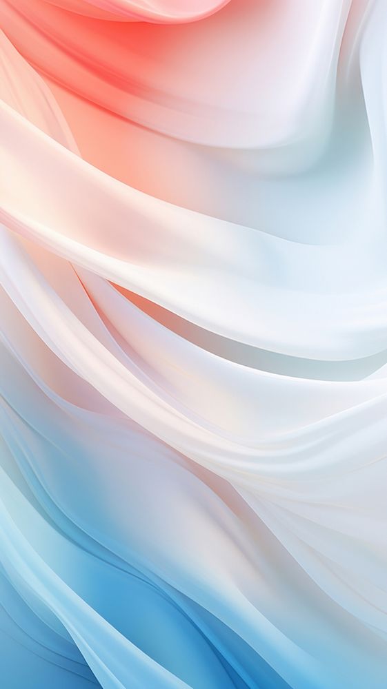 Milky white silk on liquid backgrounds abstract pattern.
