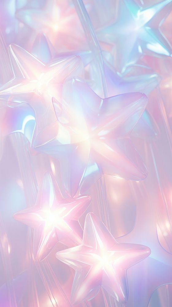 3d star aesthetic holographic pattern illuminated backgrounds.