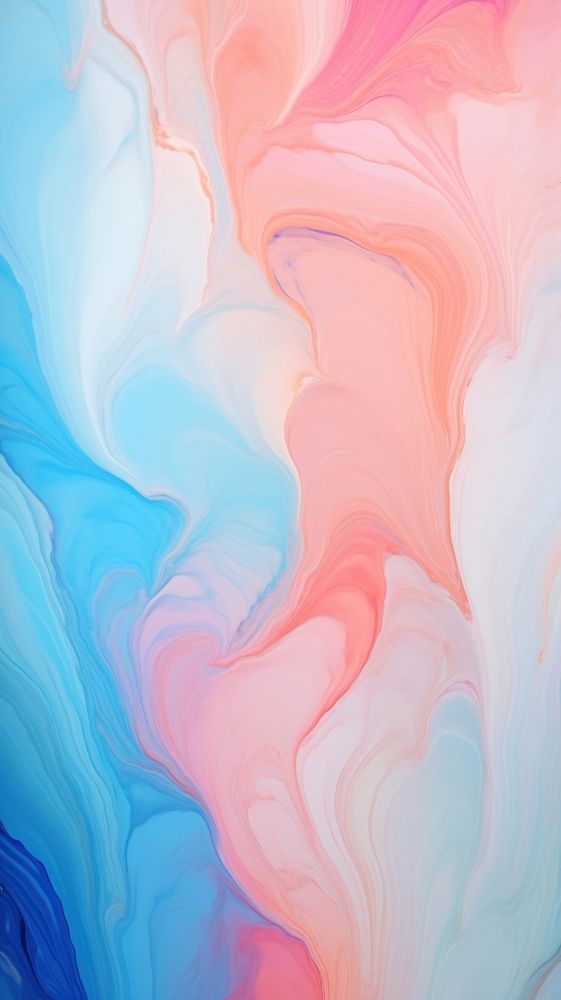 Experimental colorful pastel marble abstract painting pattern.