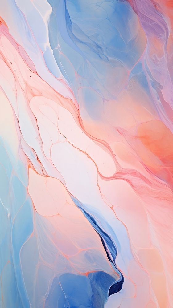 Experimental colorful pastel marble abstract painting backgrounds.
