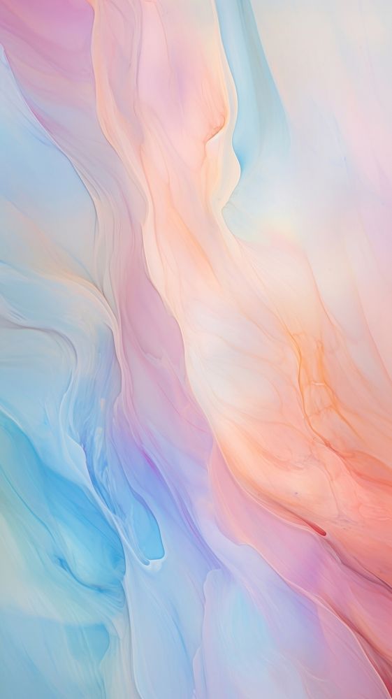 Flowy pastel marble abstract painting backgrounds.