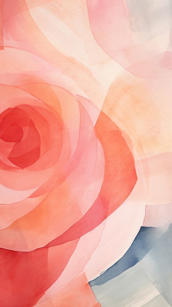 Rose abstract painting petal.