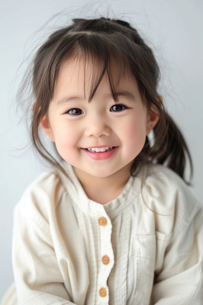 Asian girl photography portrait child.
