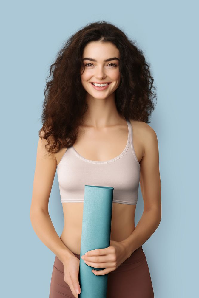 Women's sports bra mockup psd