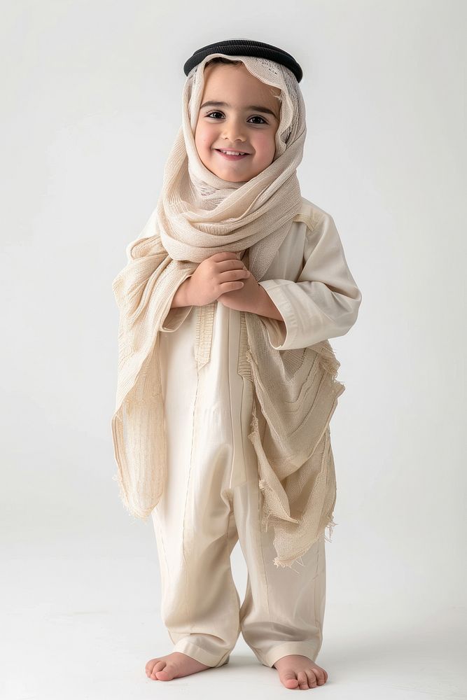 Saudi Arabia boy portrait standing fashion.