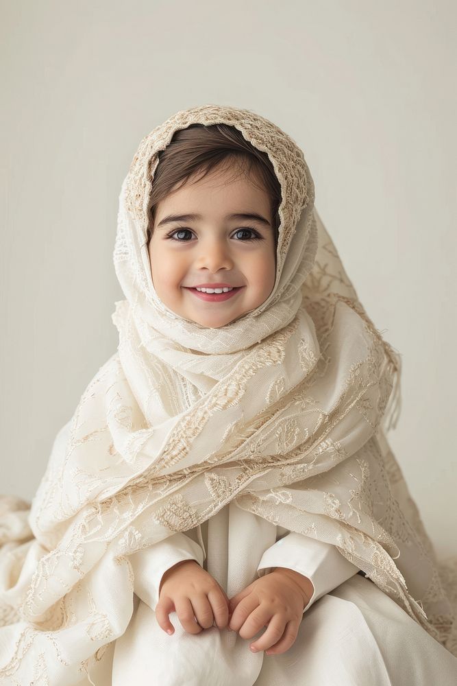 Saudi Arabia girl portrait fashion white.