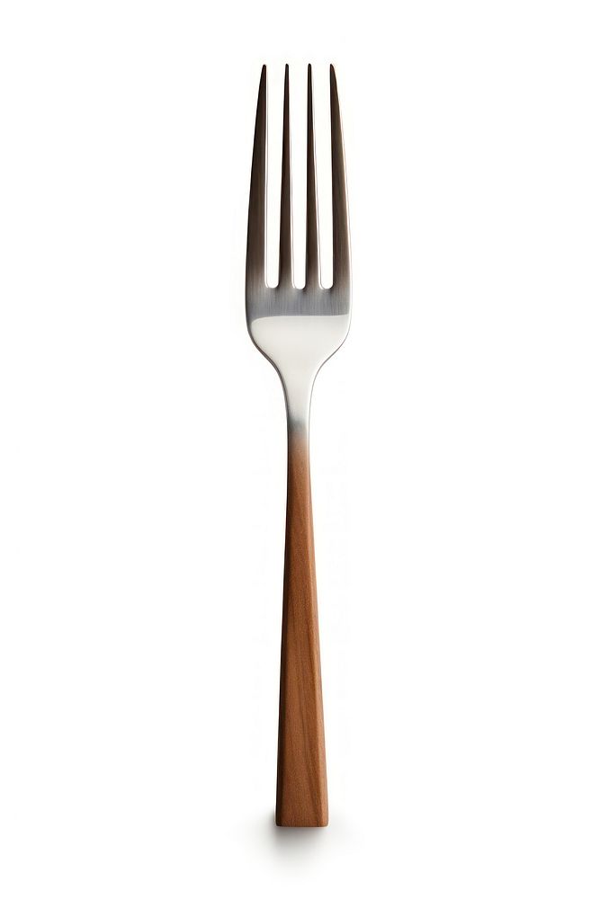 Dining fork white background silverware simplicity. AI generated Image by rawpixel.