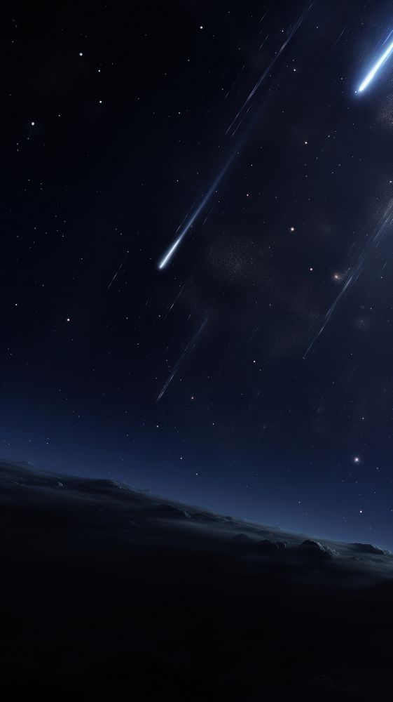  Groups of comets in the universe astronomy outdoors nature. AI generated Image by rawpixel.