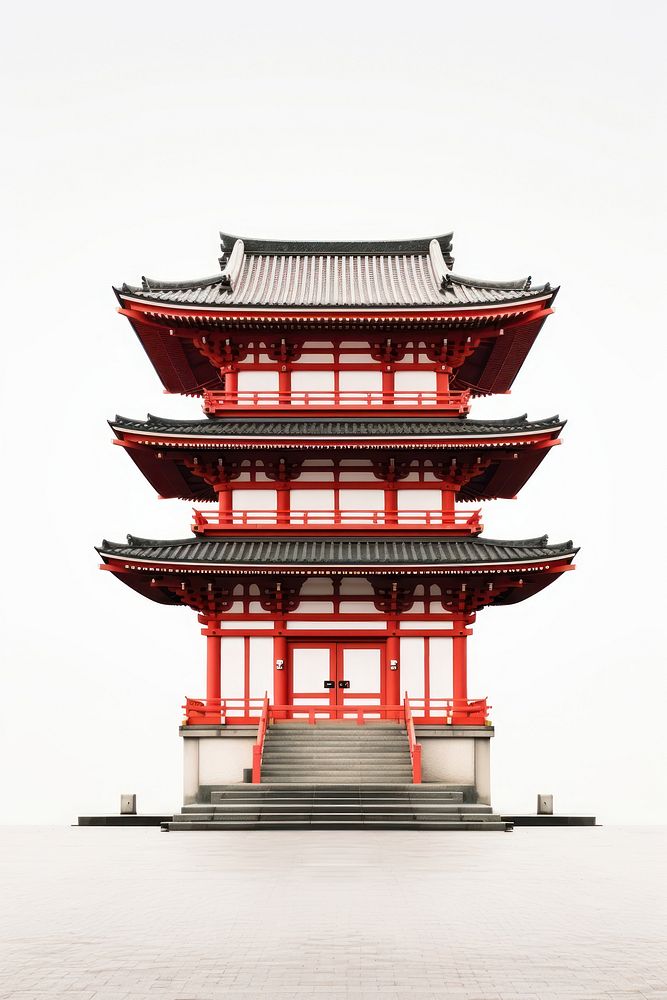 Building architecture temple pagoda.