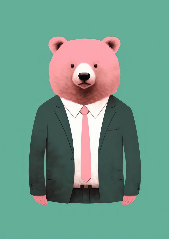 Bear mammal suit toy.