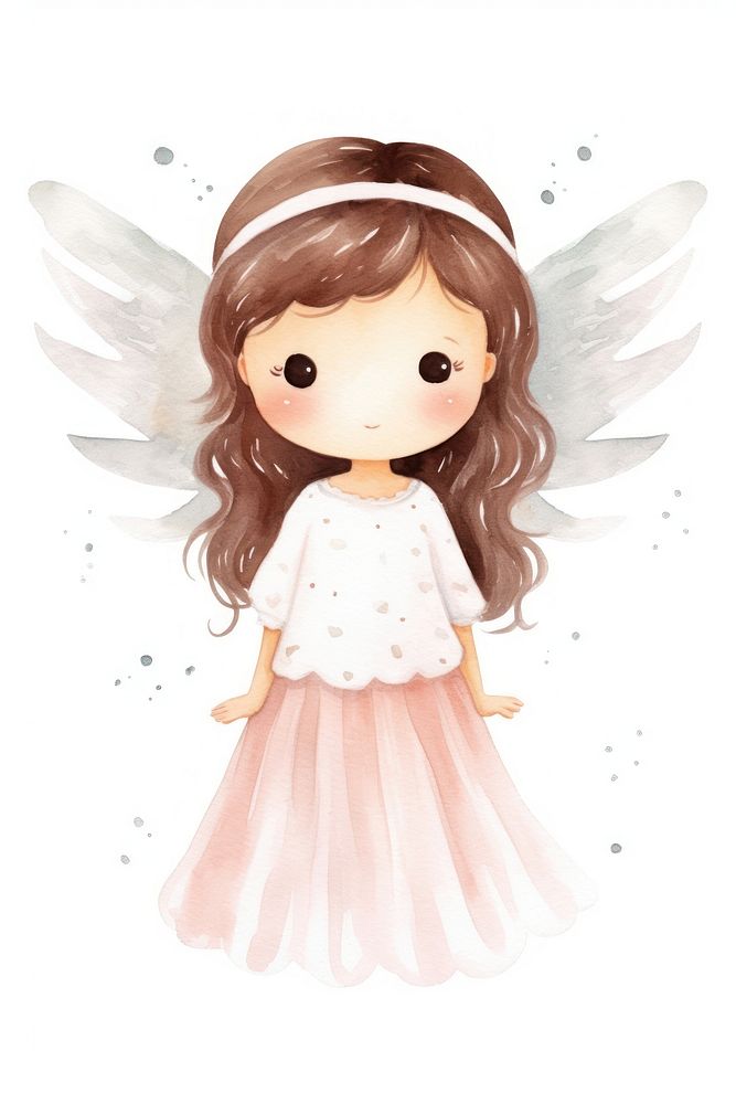 Angel child cute doll. AI generated Image by rawpixel.