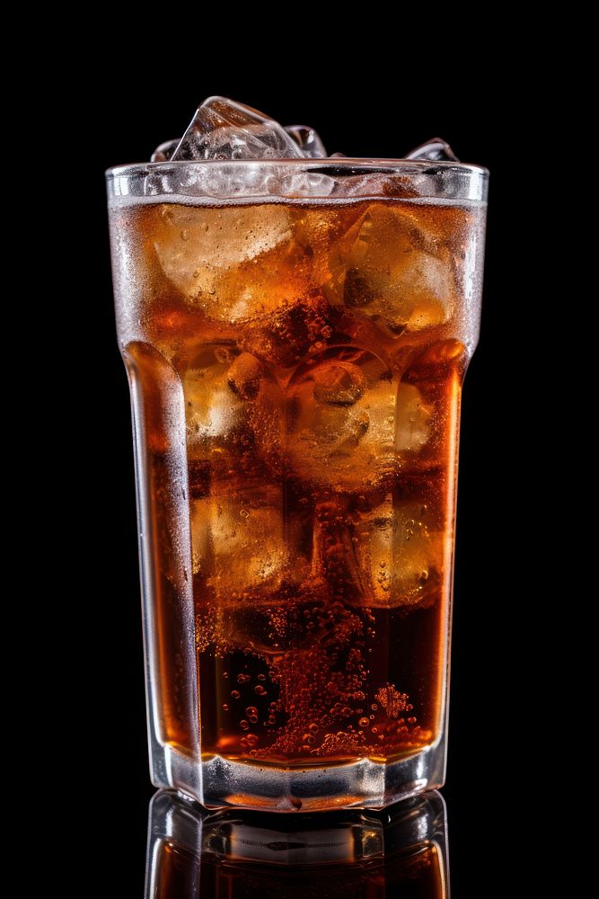 Glass of soft drink cocktail soda refreshment. AI generated Image by rawpixel.