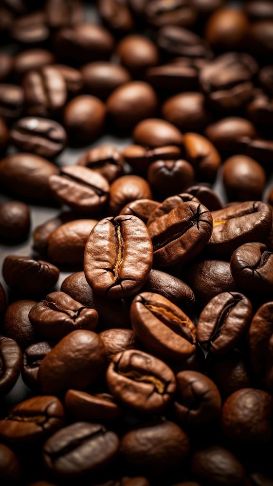  Coffee beans refreshment backgrounds freshness. AI generated Image by rawpixel.
