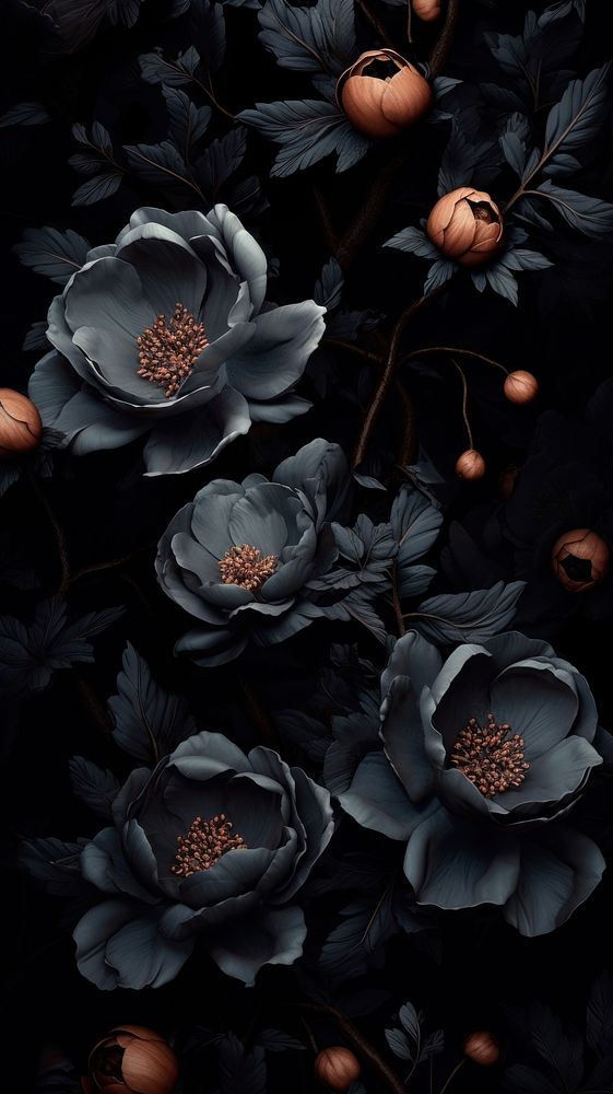  Black flowers inflorescence monochrome basketball. 