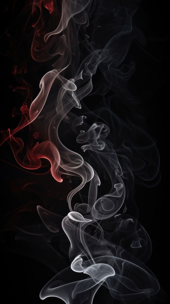  Black smoke backgrounds abstract ethereal. AI generated Image by rawpixel.
