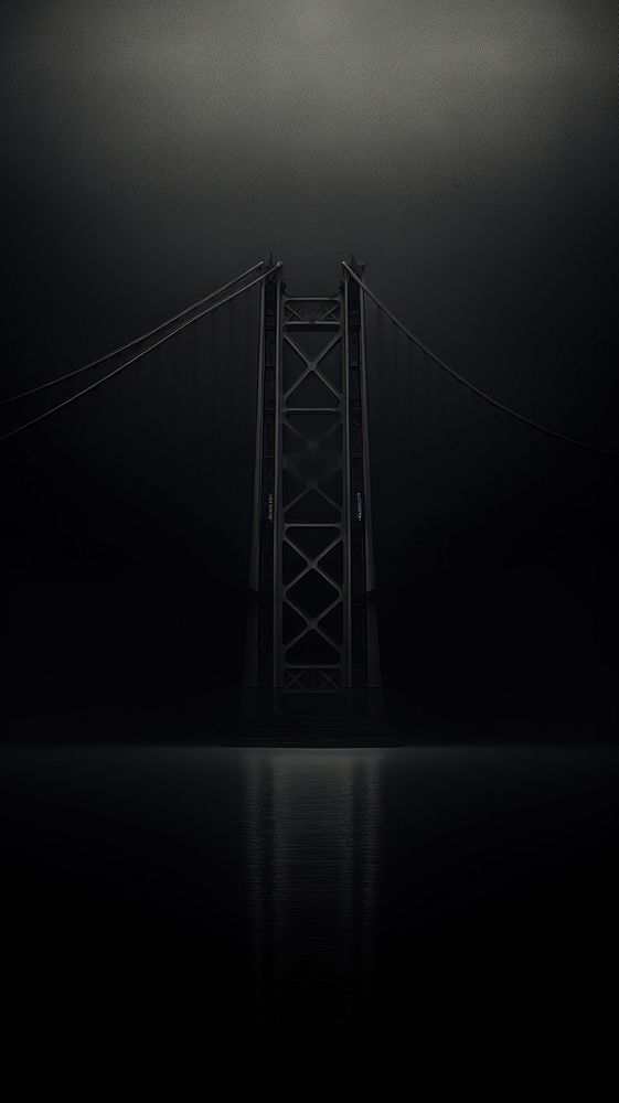  Bridge black architecture illuminated. 