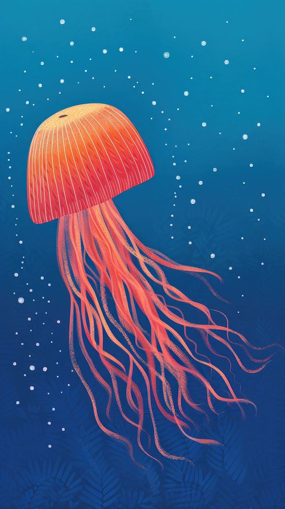 A jellyfish invertebrate underwater poisonous.