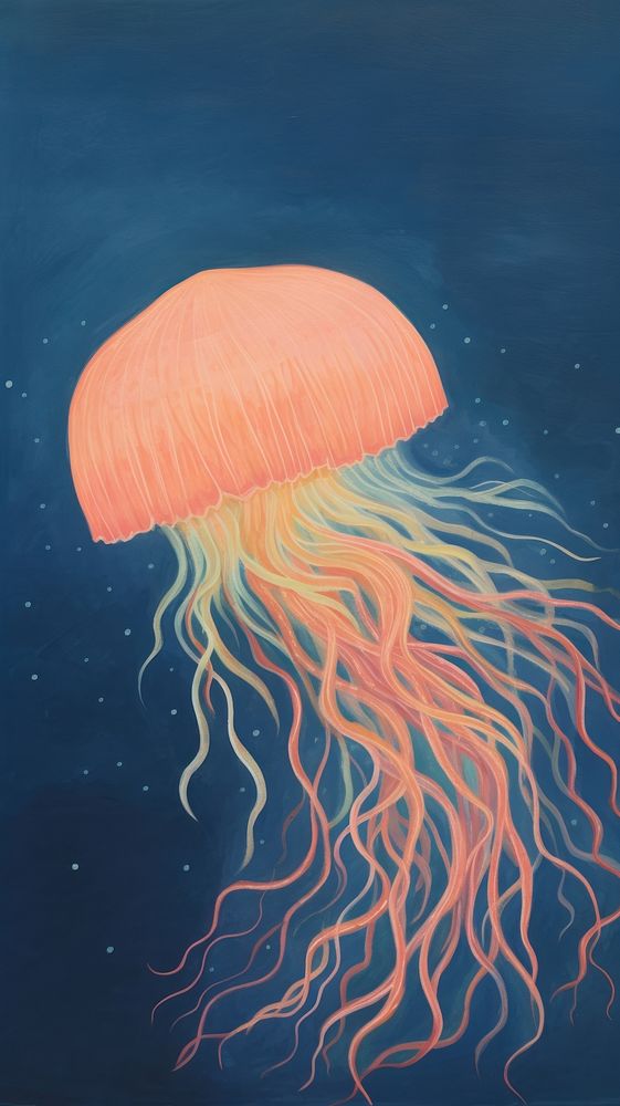 A jellyfish invertebrate underwater cephalopod.
