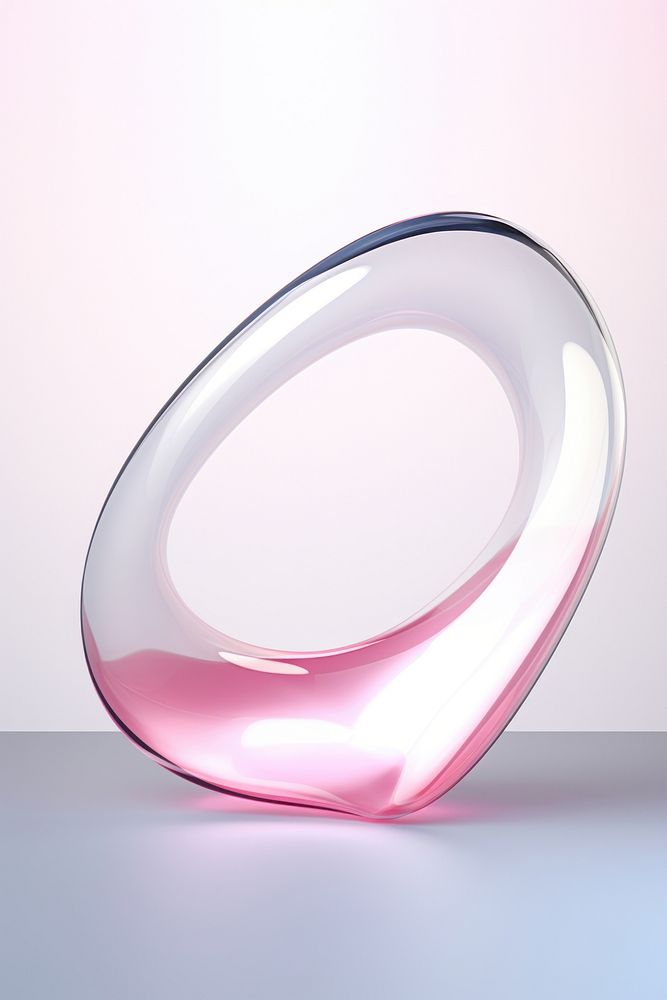 Abstract curve shape porcelain lighting jewelry.