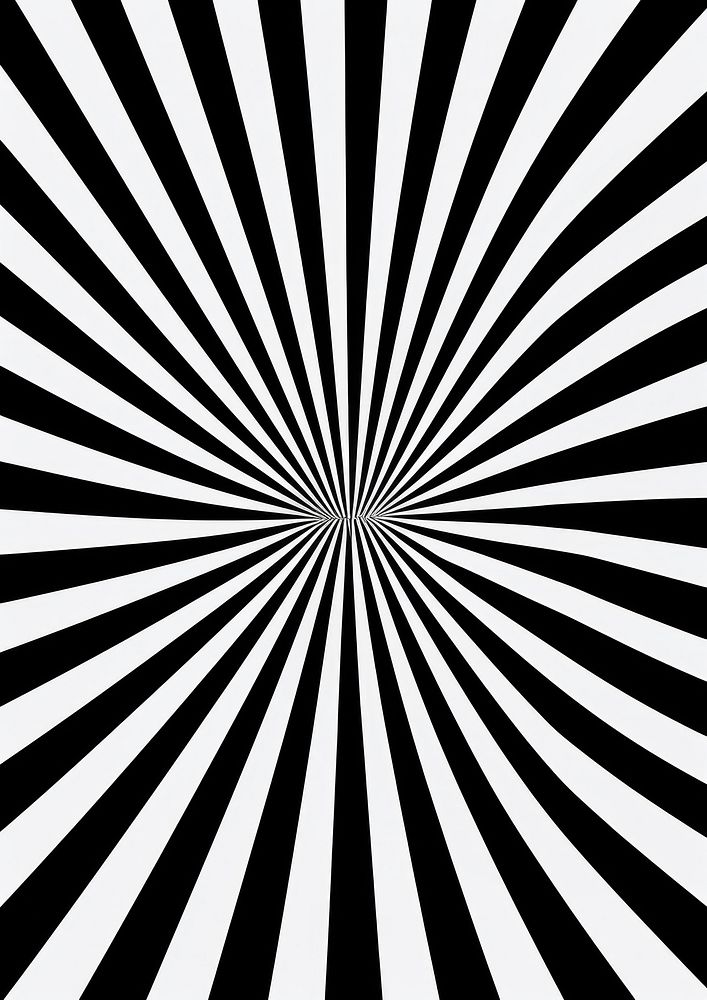 A minimal psychedelic pattern spiral white black.
