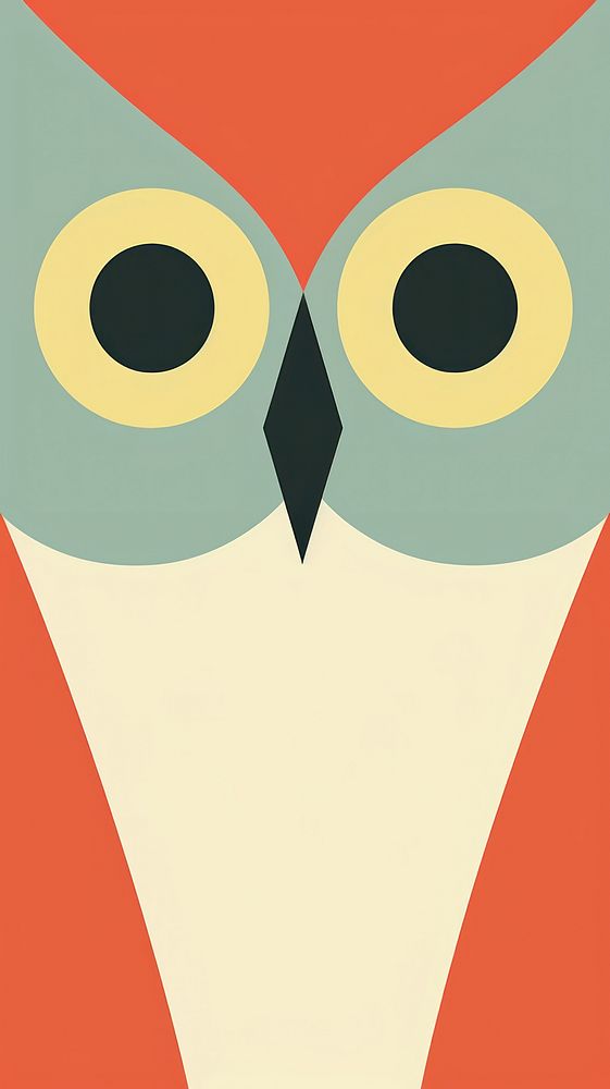  Owl pattern line art. AI generated Image by rawpixel.