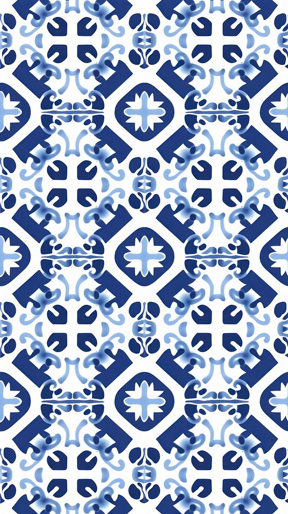 Tile pattern of chinese tea backgrounds white blue.
