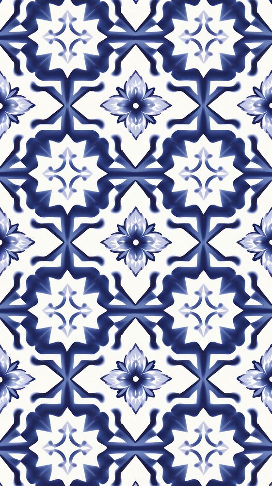 Tile pattern of chinese tea backgrounds white blue.