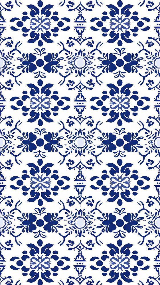Tile pattern of bee backgrounds white blue.