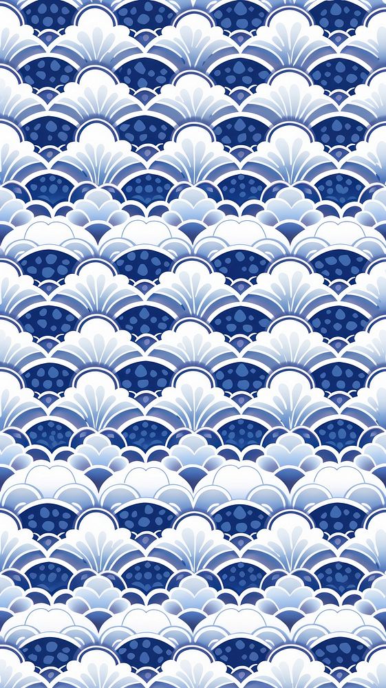 Tile pattern of dumpling backgrounds blue architecture.