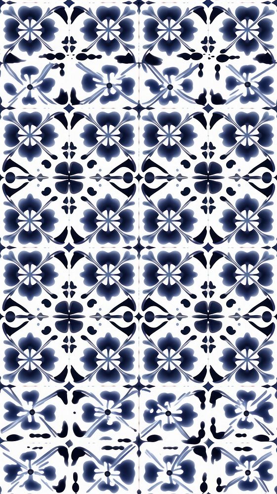 Tile pattern of Jasmine backgrounds white art.