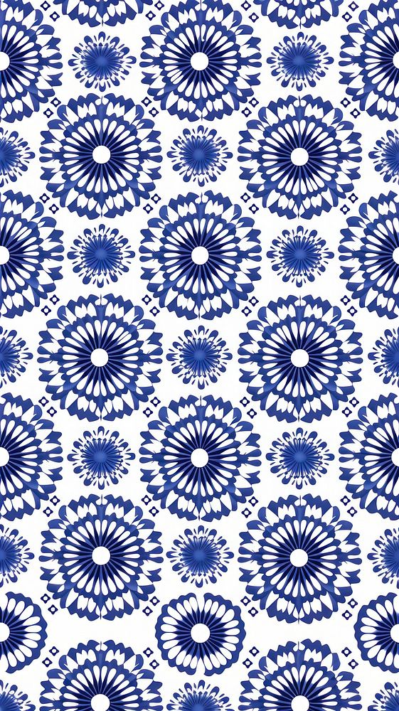 Tile pattern of sun backgrounds white blue.