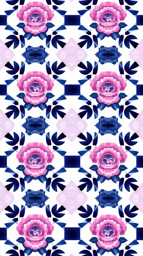 Tile pattern of rosa art backgrounds repetition.