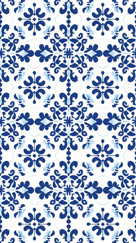 Tile pattern of tea backgrounds white blue.