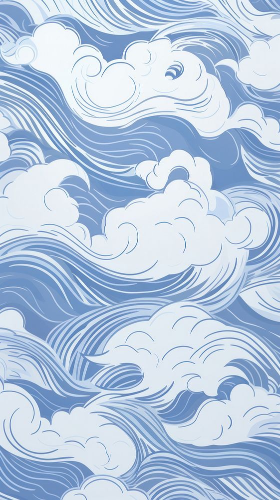  Sea wallpaper outdoors pattern. AI generated Image by rawpixel.