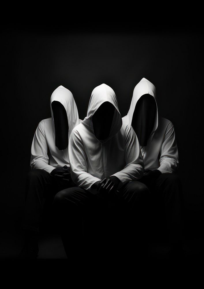 Three wise man photography portrait black.