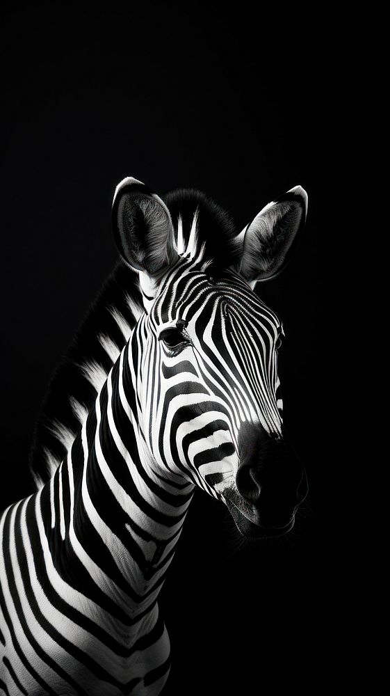 A zebra wildlife animal mammal.
