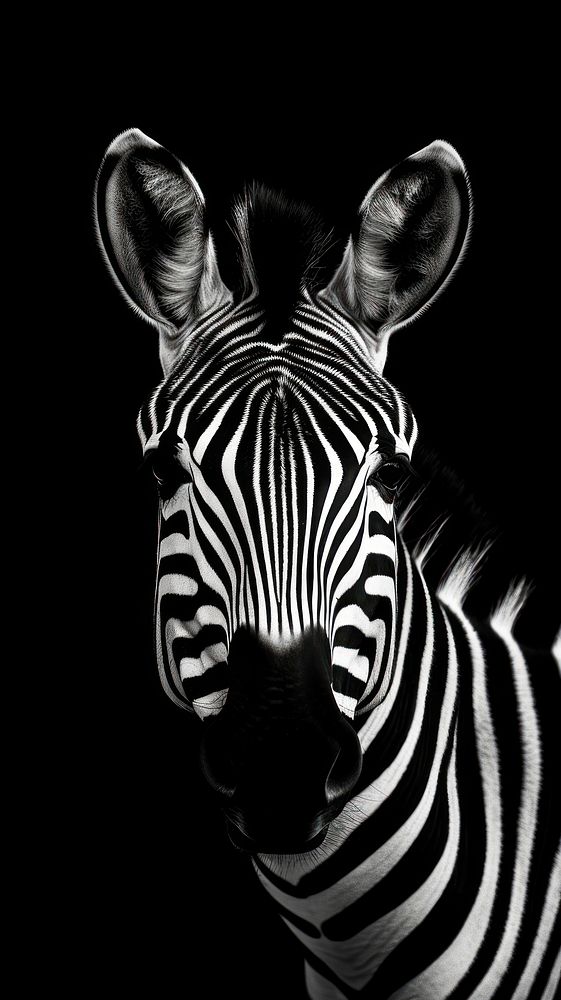 A zebra wildlife animal mammal.