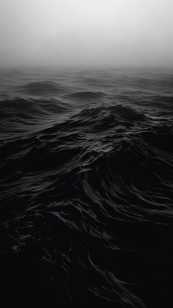 Sea black nature motion.