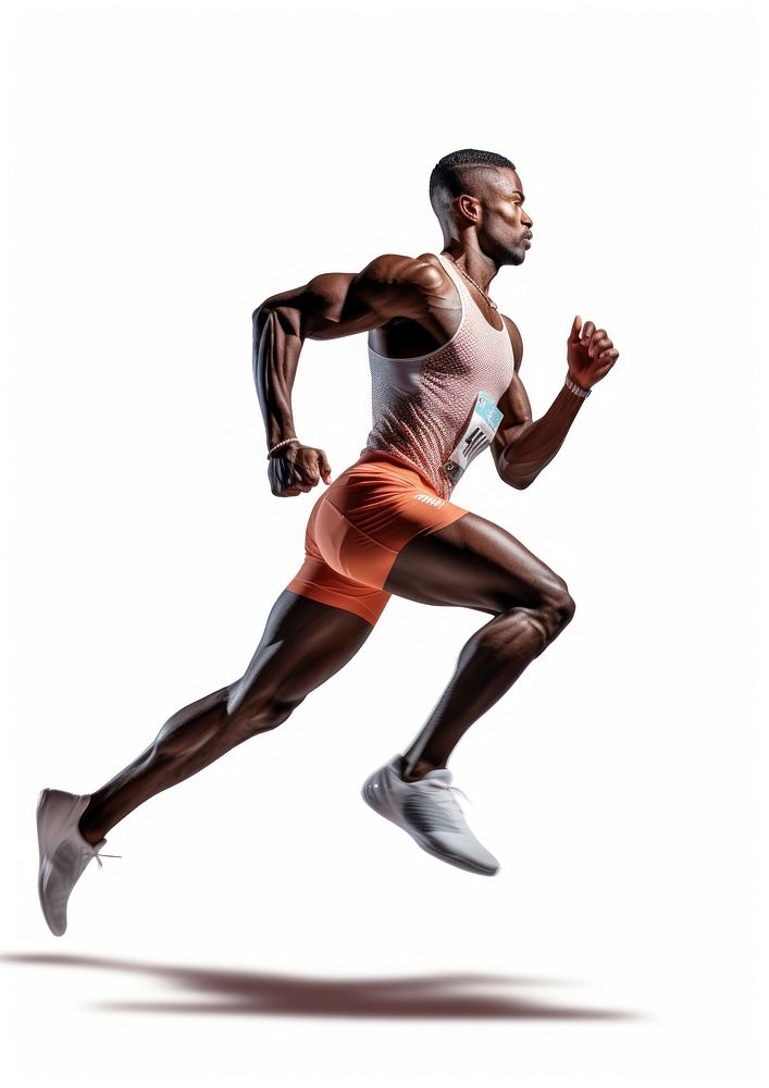 Man athlete running footwear jogging adult.
