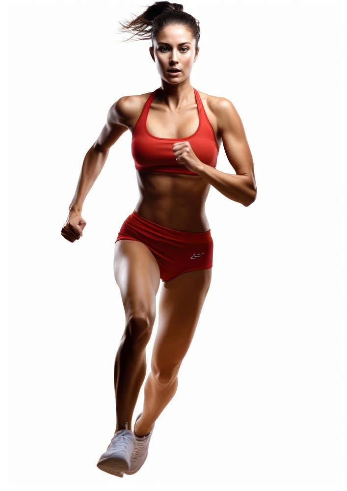 Woman athlete running jogging sports adult.