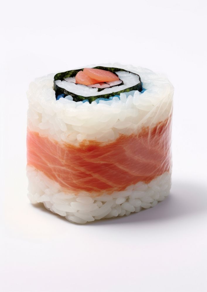 A sushi made of plastic rice food meal. AI generated Image by rawpixel.