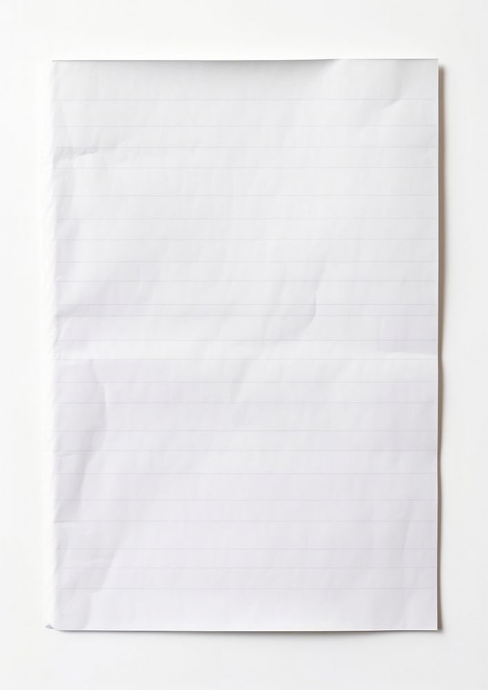 An empty notebook paper page backgrounds document.