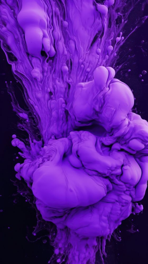  Purple color splash backgrounds monochrome fragility. AI generated Image by rawpixel.
