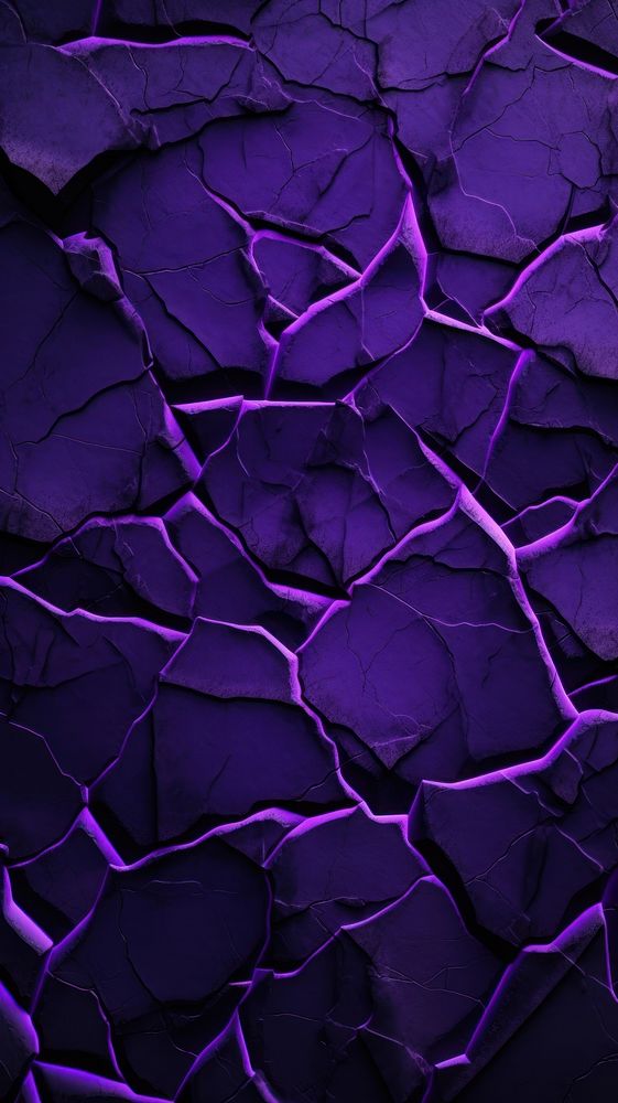  Purple stone crack backgrounds textured darkness. AI generated Image by rawpixel.