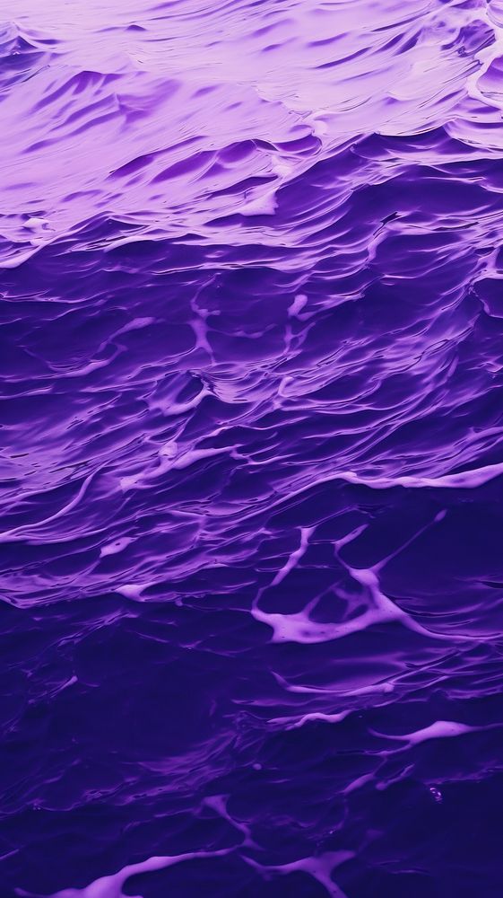  Purple sea wave backgrounds reflection waterfront. AI generated Image by rawpixel.