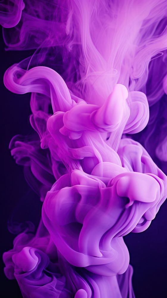  Purple smoke backgrounds creativity fragility. AI generated Image by rawpixel.